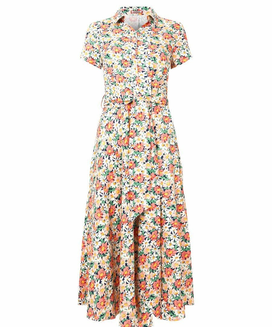 Dresses | Joe Browns Linen Blend Floral Shirt Dress