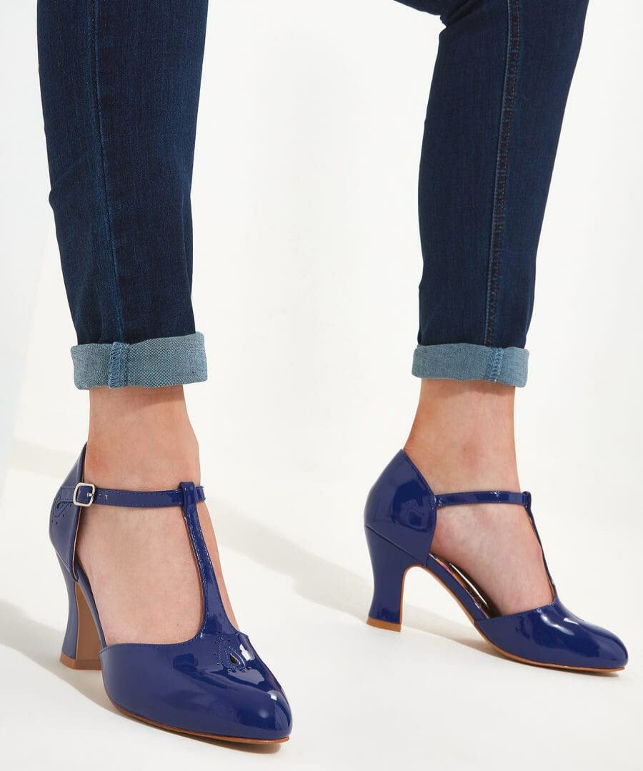 Heels | Joe Browns Sunday Best Patent T-Bar Shoes