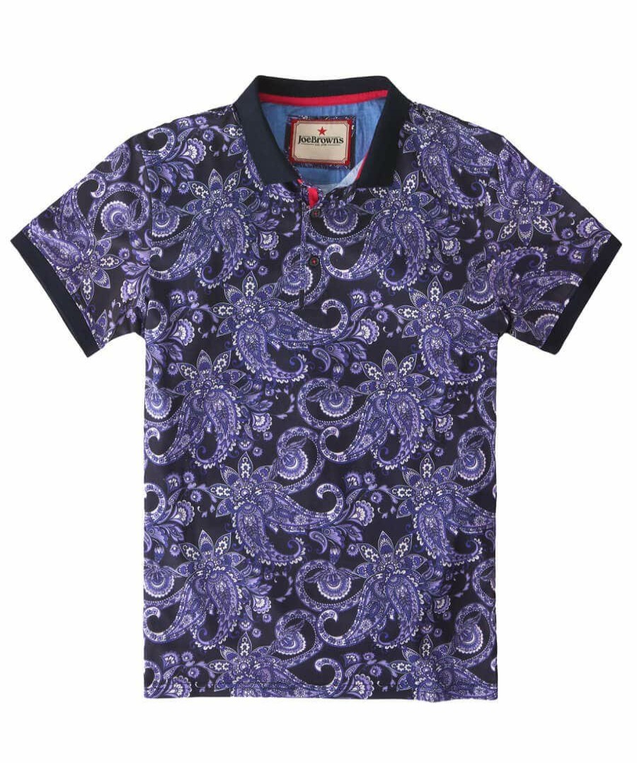 Polo Shirts | Joe Browns Perfect Paisley Polo Shirt