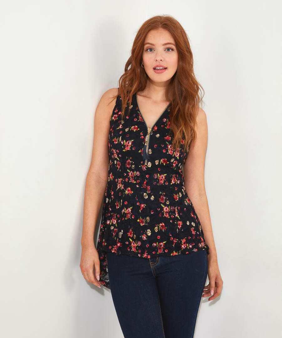 Tops, Tunics & Blouses | Joe Browns Pretty Zip Top