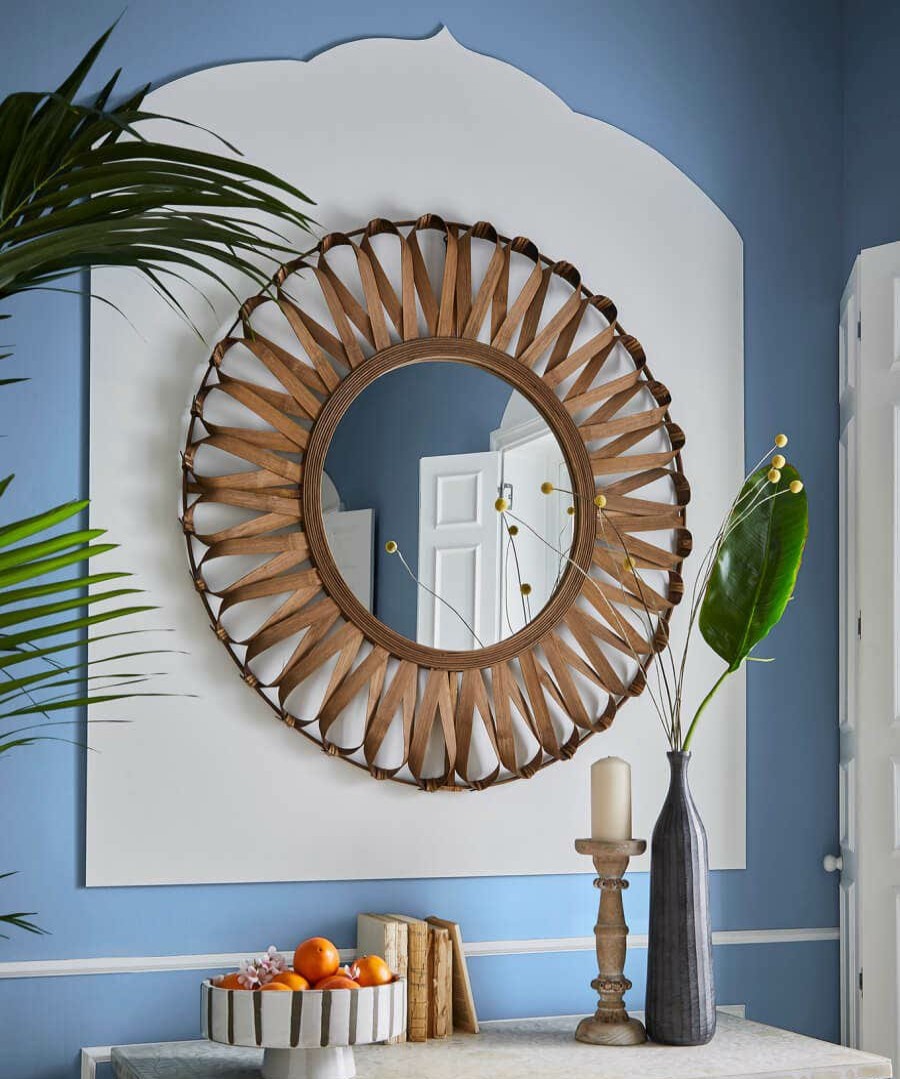 Home Accessories | Joe Browns Boho Bamboo Wall Mirror